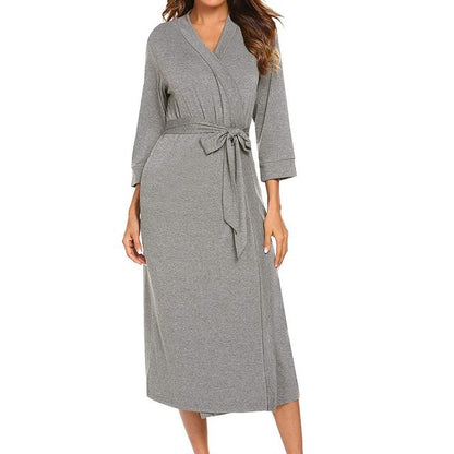 Bathrobe Silk Pajamas Nightwear