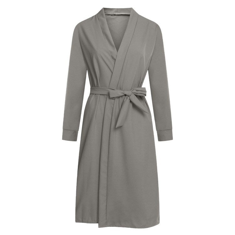 Bathrobe Silk Pajamas Nightwear